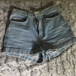 American Apparel Denim Shorts